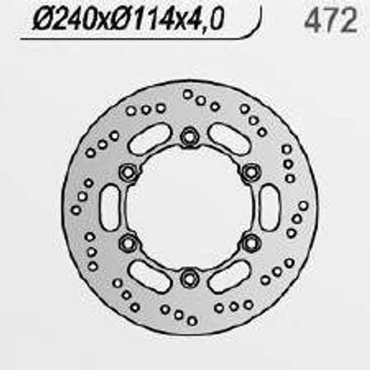 BREMŽU DISKS NG 472
