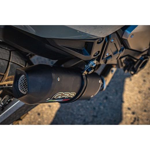 SLIP-ON EXHAUST GPR FURORE EVO4 HON.269.FNE5 MATTE BLACK INCLUDING REMOVABLE DB KILLER AND LINK PIPE