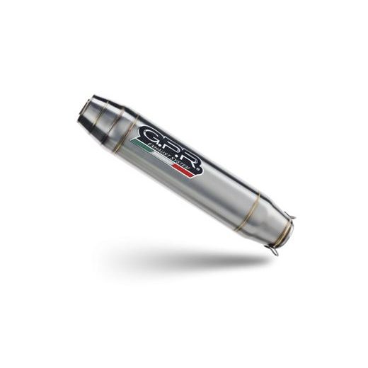 SLIP-ON EXHAUST GPR DEEPTONE T.24.DE BRUSHED STAINLESS STEEL INCLUDING REMOVABLE DB KILLER AND LINK PIPE