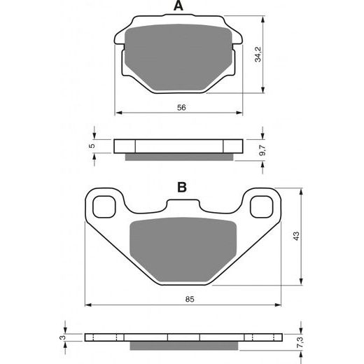 BREMŽU UZLIKAS GOLDFREN 094 K5