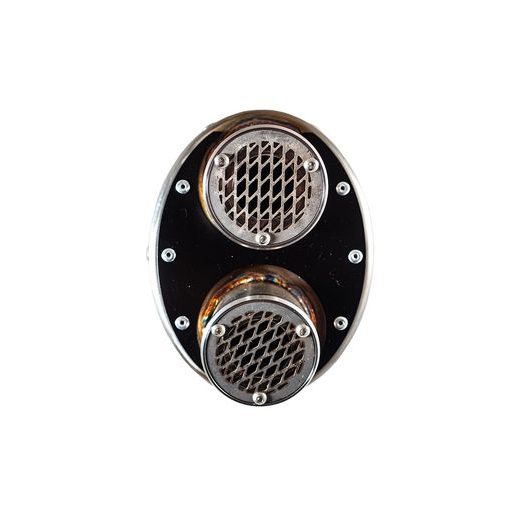 SLIP-ON EXHAUST GPR DUAL E5.H.264.DUAL.IO MATTE INOX INCLUDING REMOVABLE DB KILLER AND LINK PIPE