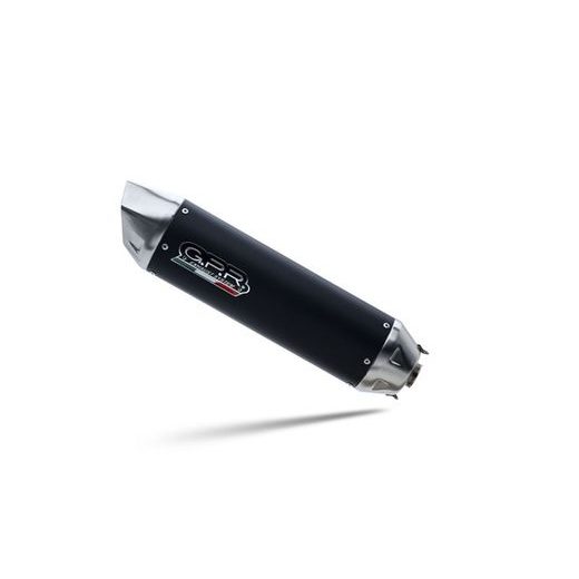 SLIP-ON EXHAUST GPR FURORE-X SCOOTER HON.11.RACE.FXSC MATTE BLACK INCLUDING REMOVABLE DB KILLER AND LINK PIPE