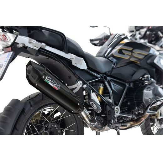 SLIP-ON EXHAUST GPR FURORE-X TITANIO NERO E4.BM.99.FUXTITBL TITANIUM MATTE BLACK INCLUDING REMOVABLE DB KILLER AND LINK PIPE