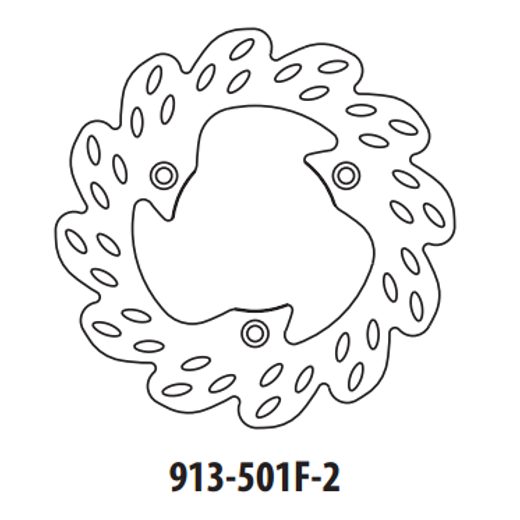 BREMŽU DISKS GOLDFREN 913-501F-2 PRIEKŠ. 218 MM