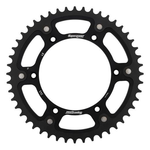 REAR SPROCKET SUPERSPROX STEALTH RST-245:48-BLK MELNS/PELĒKS 48T, 520