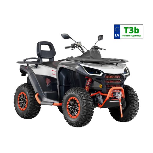 SEGWAY POWERSPORTS KVADRACIKLS SNARLER AT6L DELUXE EPS AR TRAKTORA REĢISTRĀCIJU, SARKANS/BALTS