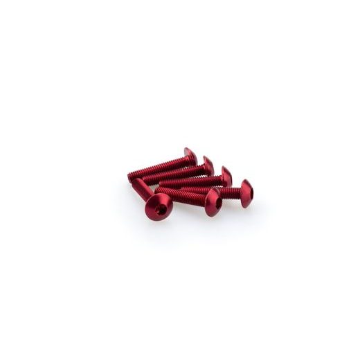 SKRŪVES PUIG ANODIZED 0610R SARKANS M5 X 25MM (6PCS)