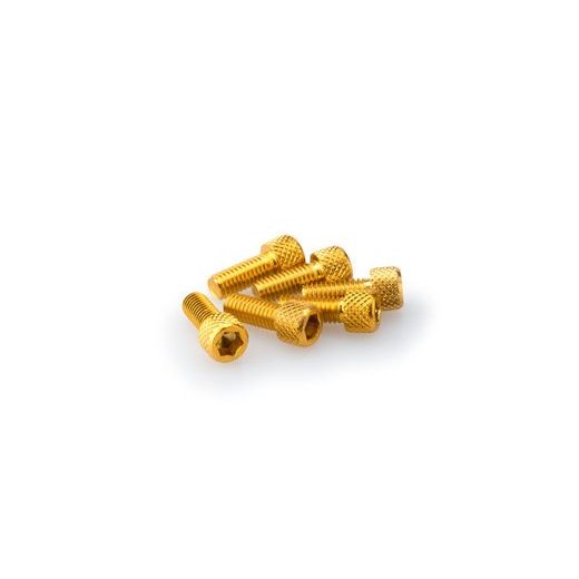 SKRŪVES PUIG ANODIZED 0363G DZELTENS M6 X 15MM (6PCS)