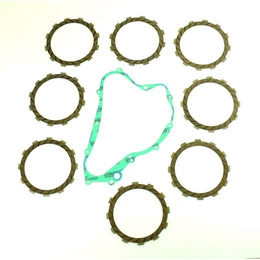 FRICTION PLATES KIT WITH CLUTCH COVER GASKET ATHENA P40230087