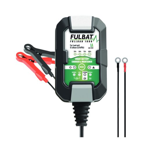 LĀDĒTĀJS FULBAT FULLOAD 1000 FULLOAD 1000 6/12V 1A (10 PCS) (PIEMĒROTS ARĪ LITIJAM)