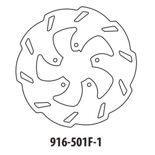 BREMŽU DISKS GOLDFREN 916-501F-1 PRIEKŠ. 220 MM