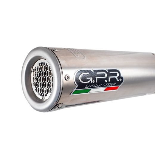 SLIP-ON EXHAUST GPR M3 Y.53.M3.INOX BRUSHED STAINLESS STEEL INCLUDING REMOVABLE DB KILLER AND LINK PIPE