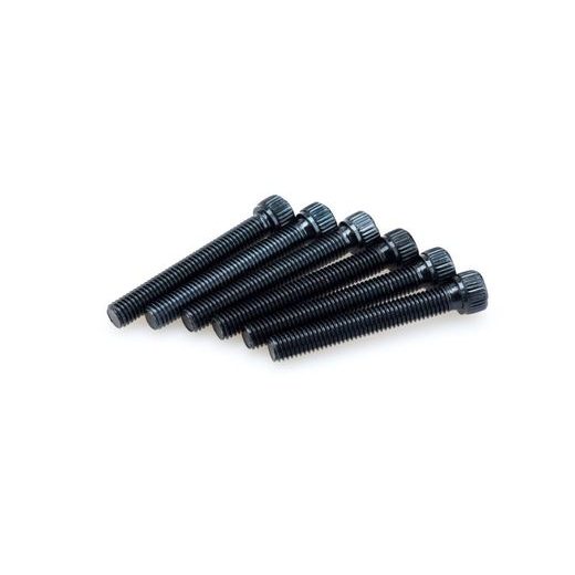 SKRŪVES PUIG ANODIZED 0540N MELNS/PELĒKS M8 X 55MM (6PCS)