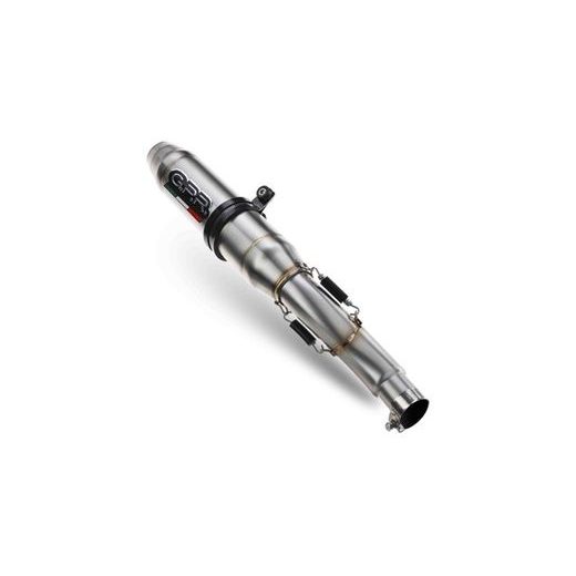 PILNA IZPLŪDES SISTĒMA GPR DEEPTONE INOX S.199.RACEDB.DE BRUSHED STAINLESS STEEL