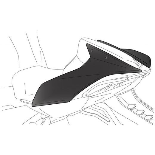 REAR SEAT COWLS PUIG 20706J MATĒTS MELNS