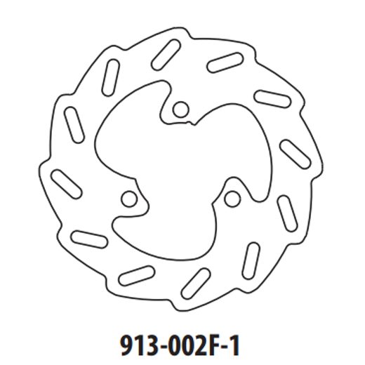 BREMŽU DISKS GOLDFREN 913-002F-1 PRIEKŠ. 190 MM