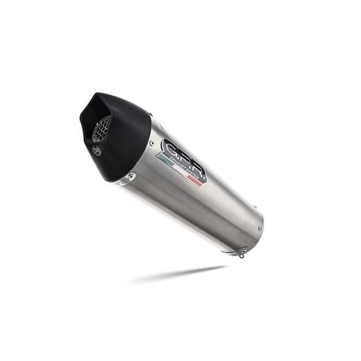 SLIP-ON EXHAUST GPR FURORE-X ACCIAIO INOX E4.BM.99.FUXIO BRUSHED STAINLESS STEEL INCLUDING REMOVABLE DB KILLER AND LINK PIPE