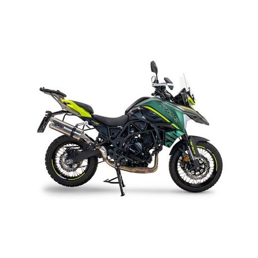 SLIP-ON EXHAUST GPR DUAL INOX BE.25.1.DUAL.IO MATTE INOX INCLUDING REMOVABLE DB KILLER AND LINK PIPE