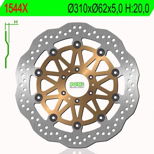 BREMŽU DISKS NG 1544X