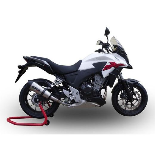 SLIP-ON EXHAUST GPR NEW GRAND PRIX EVO TITANIUM H.222.GPAN.TO BRUSHED TITANIUM INCLUDING REMOVABLE DB KILLER AND LINK PIPE