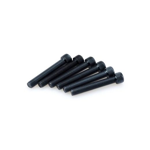 SKRŪVES PUIG ANODIZED 0524N MELNS/PELĒKS M8 X 50MM (6PCS)