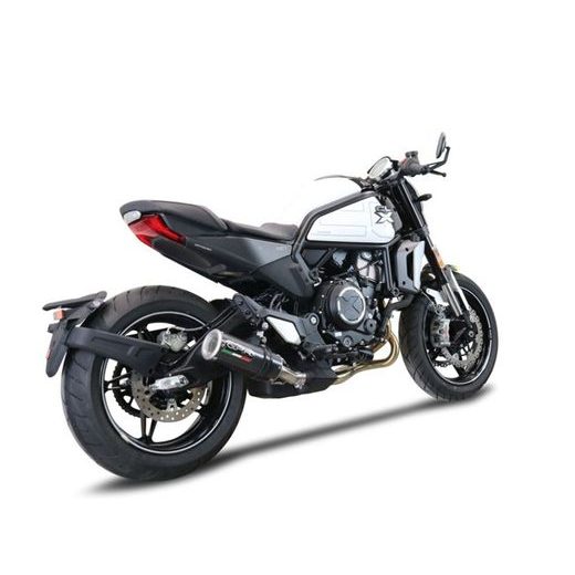 SLIP-ON EXHAUST GPR M3 POPPY E5.CF.14.1.M3.PP BRUSHED STAINLESS STEEL INCLUDING REMOVABLE DB KILLER AND LINK PIPE