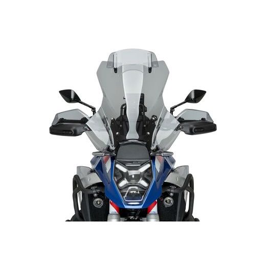 VĒJSTIKLS PUIG TOURING PLUS WITH VISOR 22288H TUMŠS