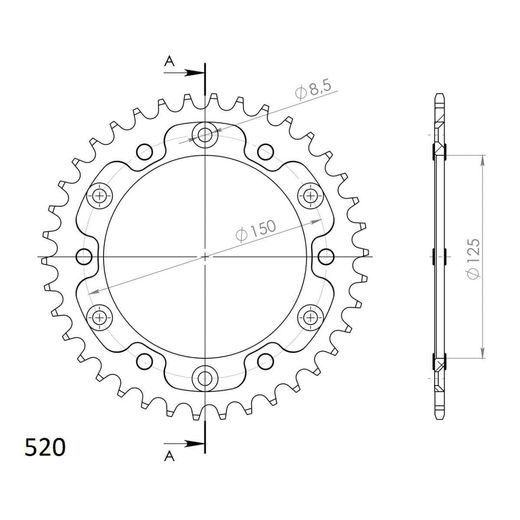 AIZMUGURĒJAIS ZOBRATS SUPERSPROX STEALTH RST-990:38-ORG ORANŽS 38T, 520