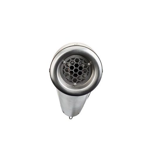 SLIP-ON EXHAUST GPR POWERCONE EVO E4.KT.105.1.PCEV BRUSHED STAINLESS STEEL INCLUDING REMOVABLE DB KILLER AND LINK PIPE