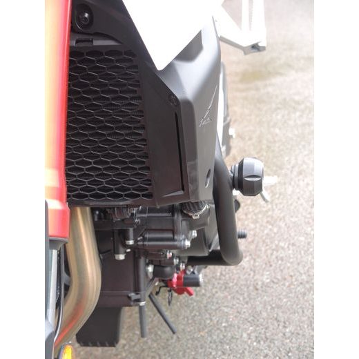 DZINĒJA AIZSARGI RDMOTO CF166KDPH01 MELNS (WITH PROTECTORS) PRIEKŠ HONDA CB 750 HORNET 2022-2025