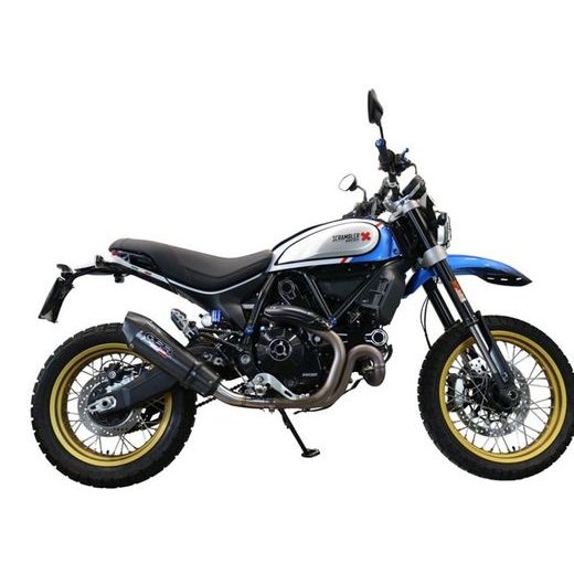 SLIP-ON EXHAUST GPR NEW GRAND PRIX EVO POPPY E5.D.137.CAT.GPAN.PO CARBON LOOK INCLUDING REMOVABLE DB KILLER, LINK PIPE AND CATALYST