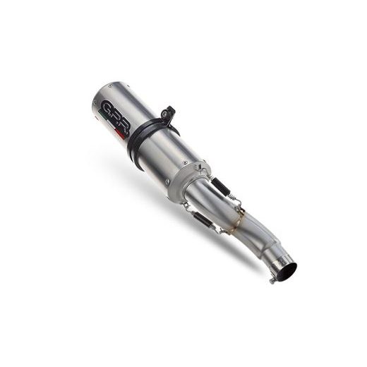 SLIP-ON EXHAUST GPR M3 INOX E5.BM.107.1.M3.INOX BRUSHED STAINLESS STEEL INCLUDING REMOVABLE DB KILLER AND LINK PIPE