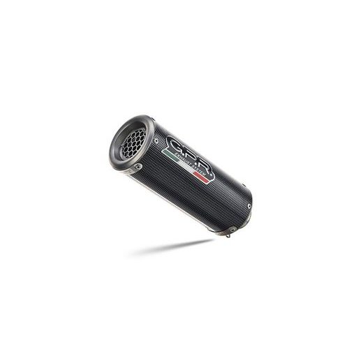 SLIP-ON EXHAUST GPR M3 CF.4.1.CAT.M3.BT MATTE BLACK INCLUDING REMOVABLE DB KILLER, LINK PIPE AND CATALYST