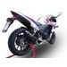 SLIP-ON EXHAUST GPR FURORE NERO E4.H.220.FUNE MATTE BLACK INCLUDING REMOVABLE DB KILLER AND LINK PIPE