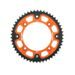 REAR SPROCKET SUPERSPROX STEALTH RST-898:50-ORG ORANŽS 50T, 428