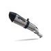 SLIP-ON EXHAUST GPR NEW GRAND PRIX EVO TITANIUM CF.4.1.CAT.GPAN.TO BRUSHED TITANIUM INCLUDING REMOVABLE DB KILLER, LINK PIPE AND CATALYST