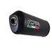 SLIP-ON EXHAUST GPR GHISA S.196.GHI MATTE BLACK INCLUDING REMOVABLE DB KILLER AND LINK PIPE