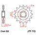 PRIEKŠĒJAIS ZOBRATS JT JTF 715-13 13T, 520