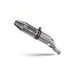 SLIP-ON EXHAUST GPR DEEPTONE ATV ATV.52.5.DEATV BRUSHED STAINLESS STEEL INCLUDING REMOVABLE DB KILLER AND LINK PIPE
