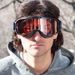 GOGGLES ARIETE WABI 14980-ONNO ORANGE LENS MELNS/ORANŽS