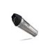 SLIP-ON EXHAUST GPR FURORE-X ACCIAIO INOX BRK24.T.101.FUXIO BRUSHED STAINLESS STEEL INCLUDING REMOVABLE DB KILLER AND LINK PIPE