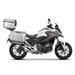 COMPLETE SET OF ALUMINUM CASES SHAD TERRA, 48L TOPCASE + 47L / 47L SIDE CASES, INCLUDING MOUNTING KIT AND PLATE SHAD HONDA NC 750 X