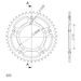 AIZMUGURĒJAIS ZOBRATS SUPERSPROX STEALTH RST-7:43-BLU ZILS 43T, 525