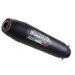 SLIP-ON EXHAUST GPR DEEPTONE ROY.10.CAT.DENE BLACK STAINLESS STEEL INCLUDING REMOVABLE DB KILLER, LINK PIPE AND CATALYST