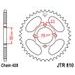 ĶĒDES KOMPLEKTS D.I.D CHAIN - SUDRABA CHAIN 428 D, NON-SEALED, CHK FRONT SPROCKET JT, CHK REAR SPROCKET JT PRIEKŠ SUZUKI RG 80 GAMMA 1986-1987