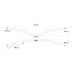 STŪRE ACCOSSATO ALUMINIUM, 22 MM ZILS