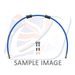 STANDARD PRIEKŠĒJO BREMŽU ŠĻŪTEŅU KOMPLEKTS VENHILL POWERHOSEPLUS YAM-13002FB-SB (3 ŠĻAUKAS KOMPL.) SOLID BLUE HOSES, BLACK FITTINGS