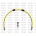 STANDARD PRIEKŠĒJO BREMŽU ŠĻŪTEŅU KOMPLEKTS VENHILL POWERHOSEPLUS SUZ-2009FB-YE (3 ŠĻAUKAS KOMPL.) YELLOW HOSES, BLACK FITTINGS