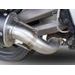 SLIP-ON EXHAUST GPR HYPER SONIC BMW.70.HYSOIN BRUSHED STAINLESS STEEL INCLUDING REMOVABLE DB KILLER AND LINK PIPE