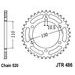 AIZMUGURĒJAIS ZOBRATS JT JTR 486-47 47T, 520